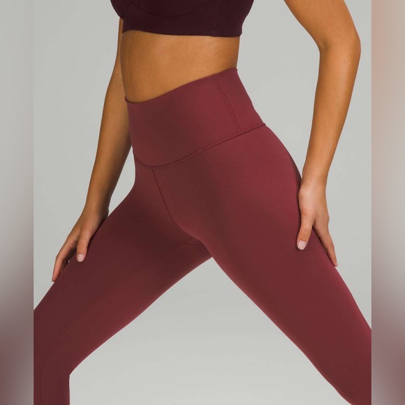 lululemon athletica Burgundy Leggings - Picture 3 of 8